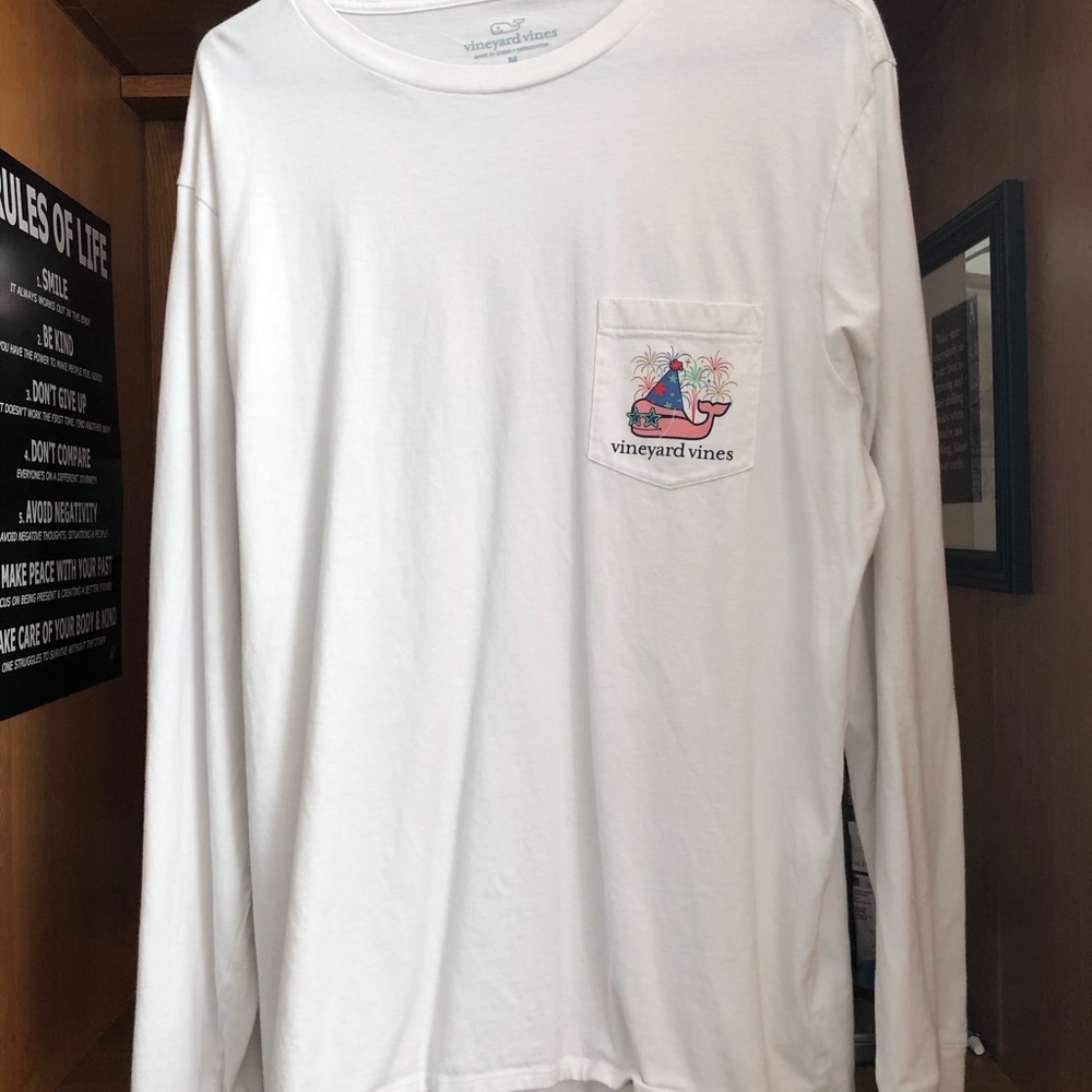 Vineyard Vines New Years Long Sleeve Shirt